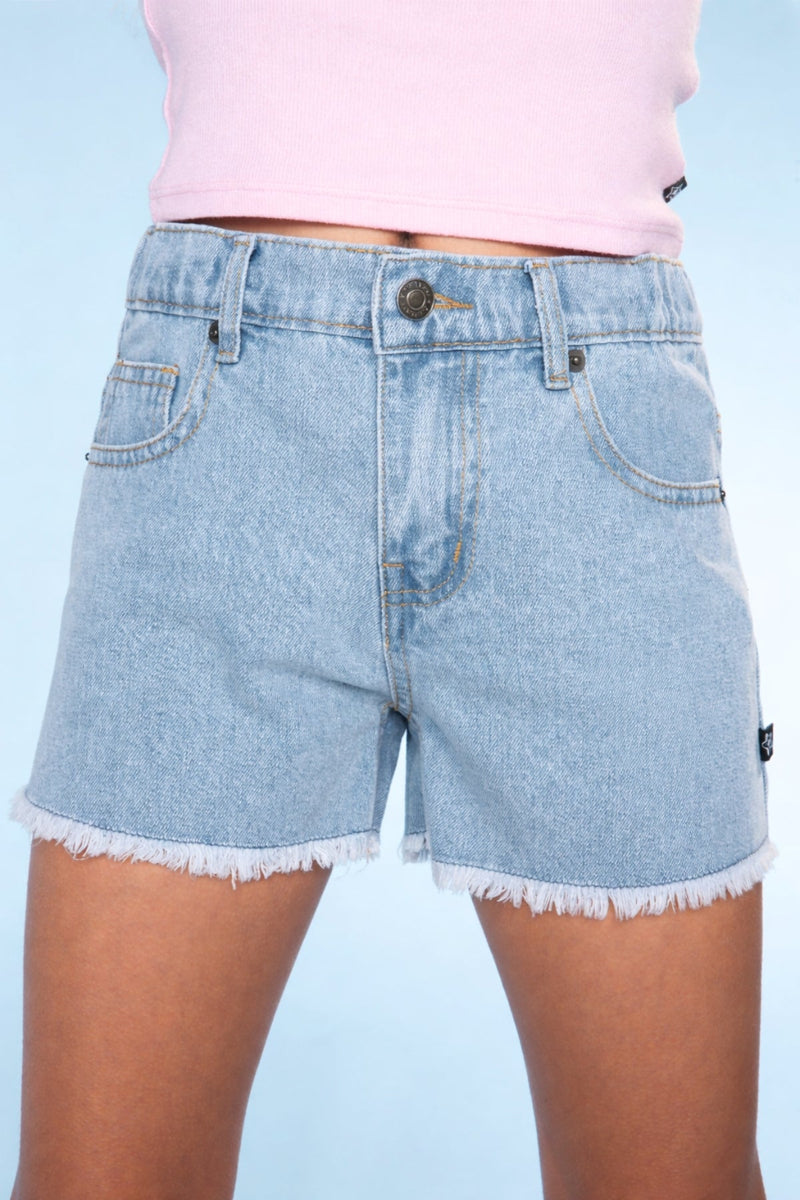 Denim Girlfriend Short - Lt Denim - NEW!