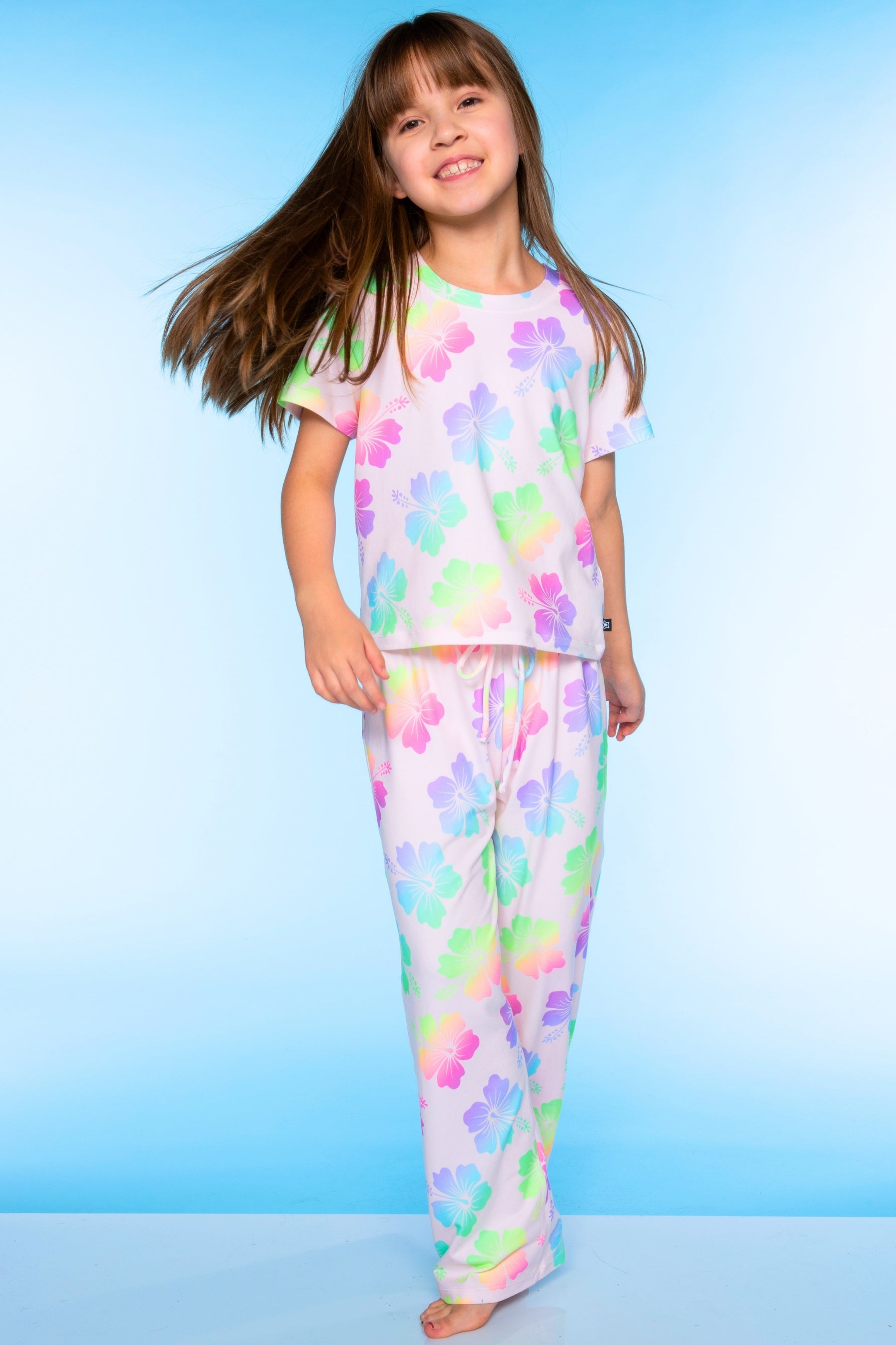 Simply Soft Easy Tee & Karate Pant - Lilac Rainbow Gummy Bear - NEW!