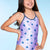 Lilac Navy Ditsy Floral