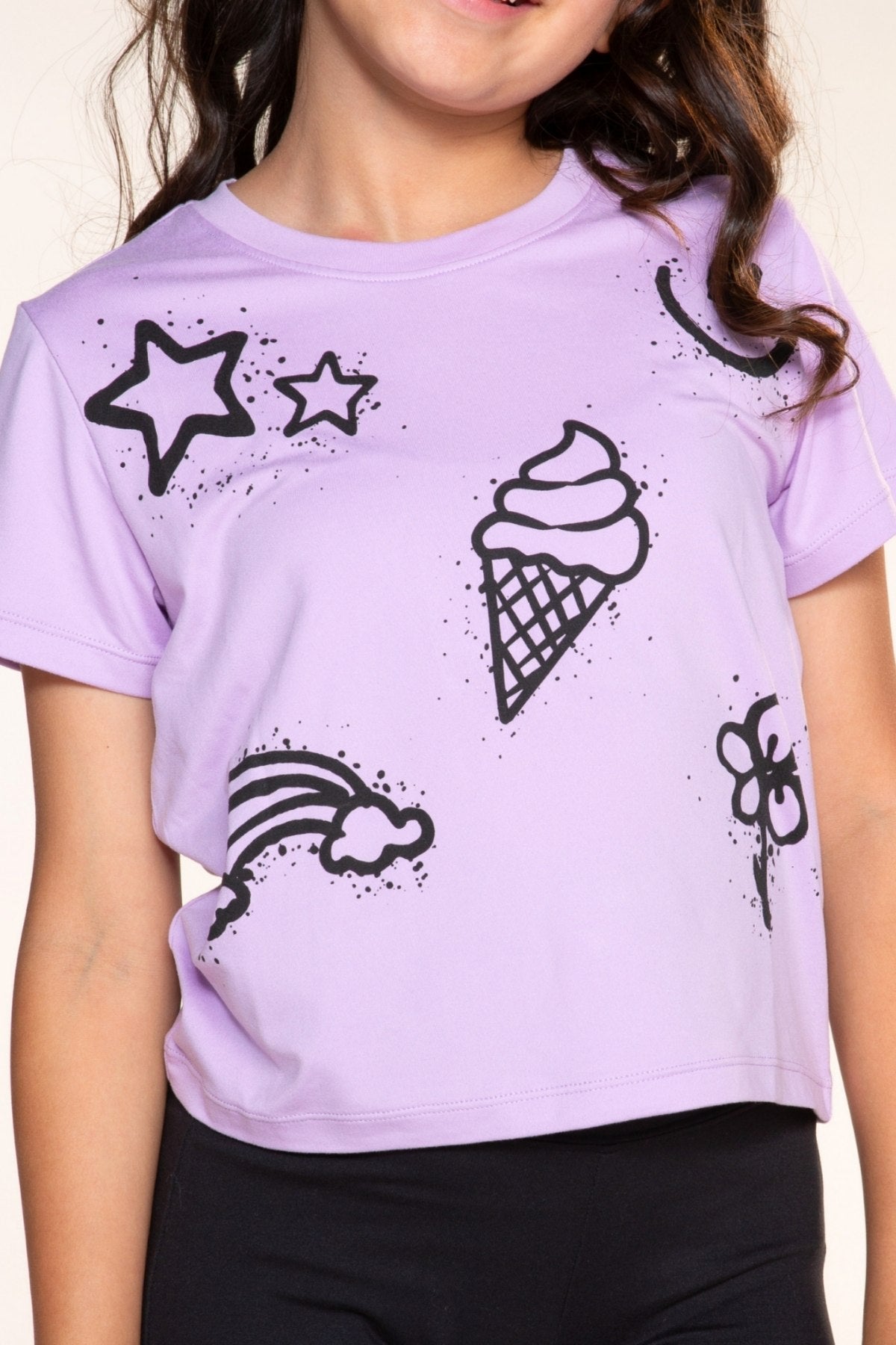 Simply Soft Easy Tee - Ivory Pink Floral - NEW!