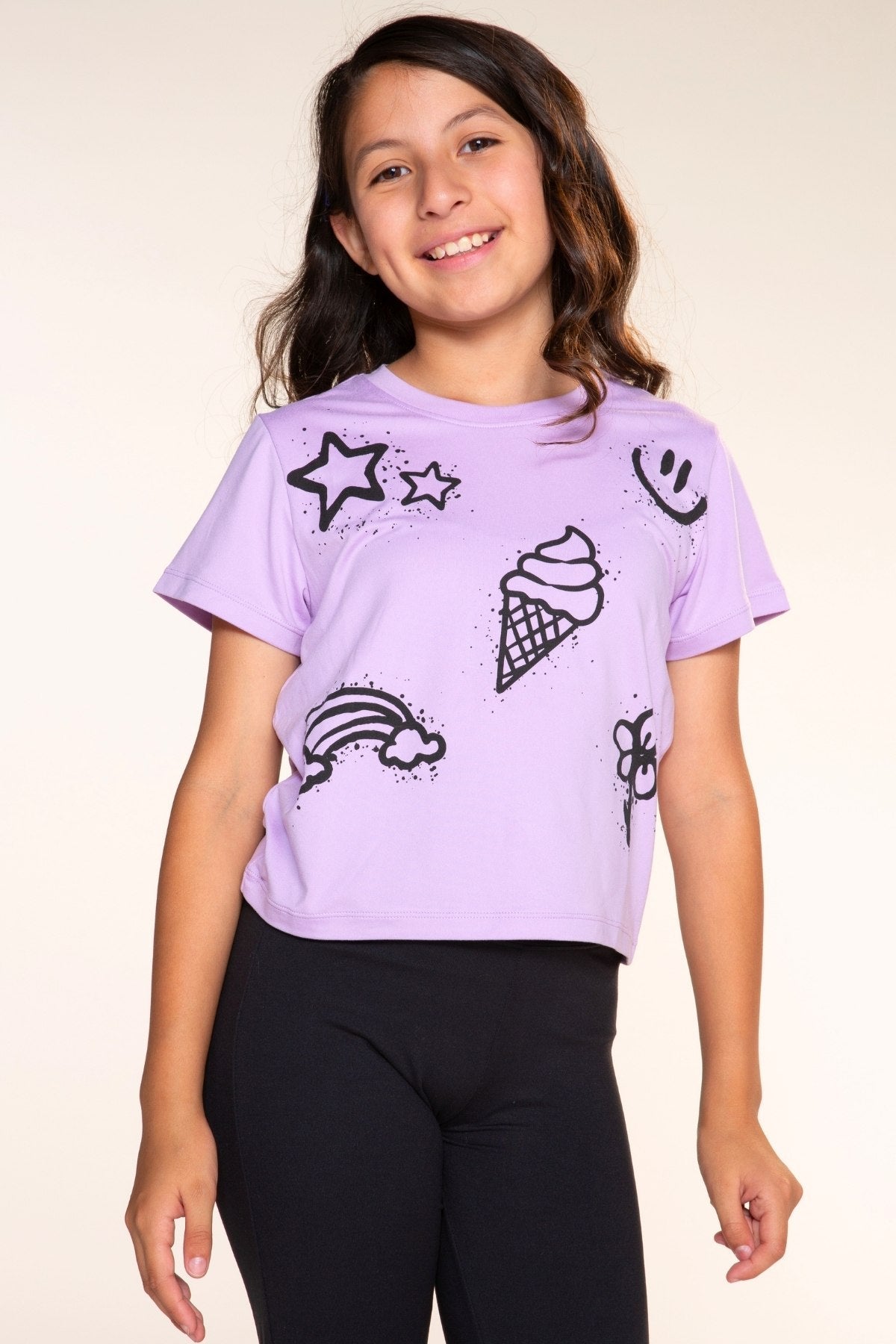 Simply Soft Easy Tee - Ivory Pink Floral - NEW!