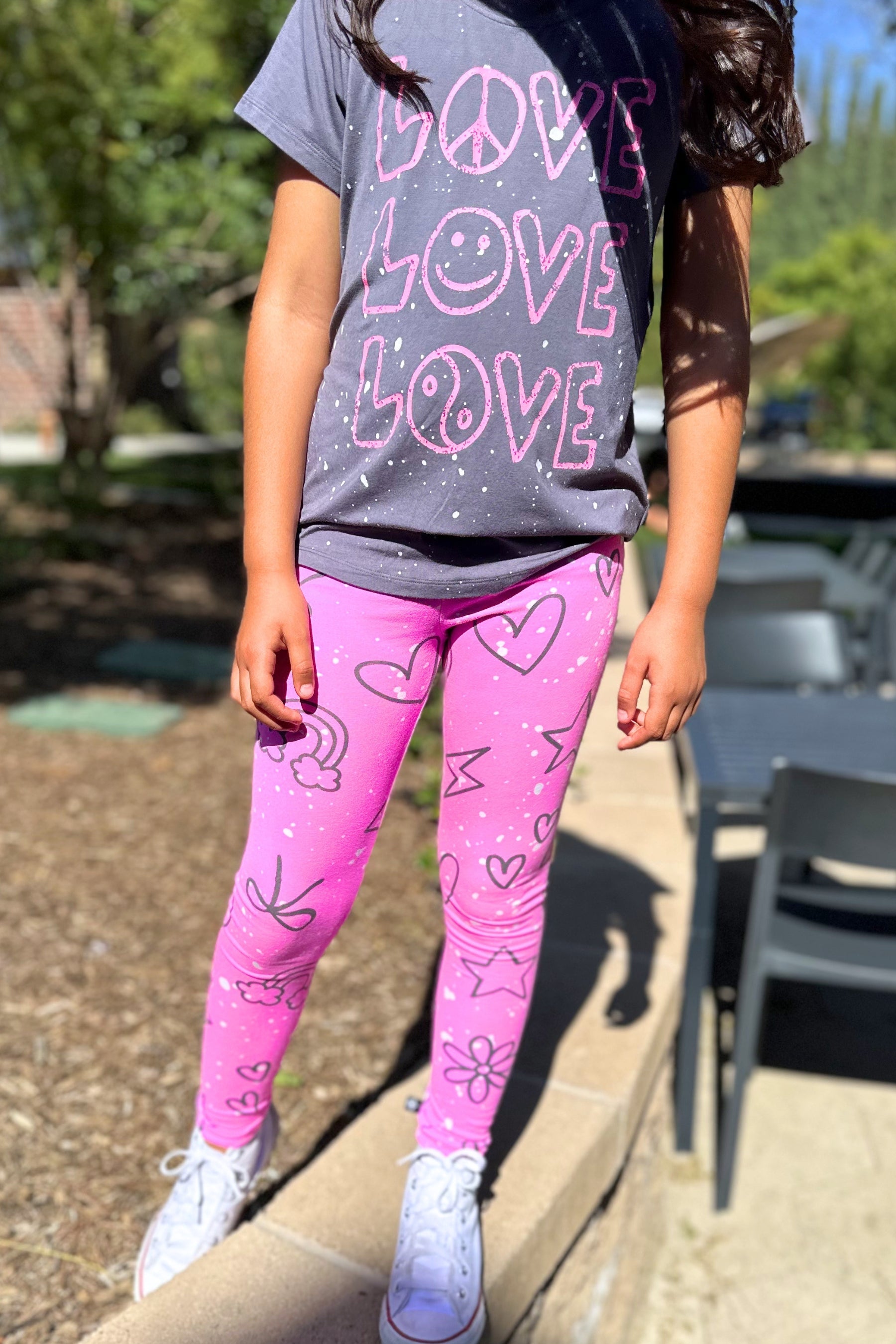 4-Pack Simply Soft Long Legging - Neon Pink | Black Cream | Taupe Pink | Denim Ivory Floral - NEW!