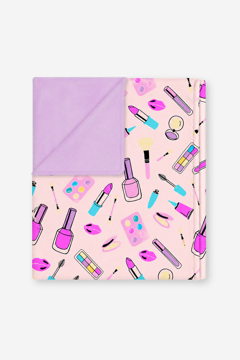 Simply Soft Reversible Blanket - Light Pink Makeup