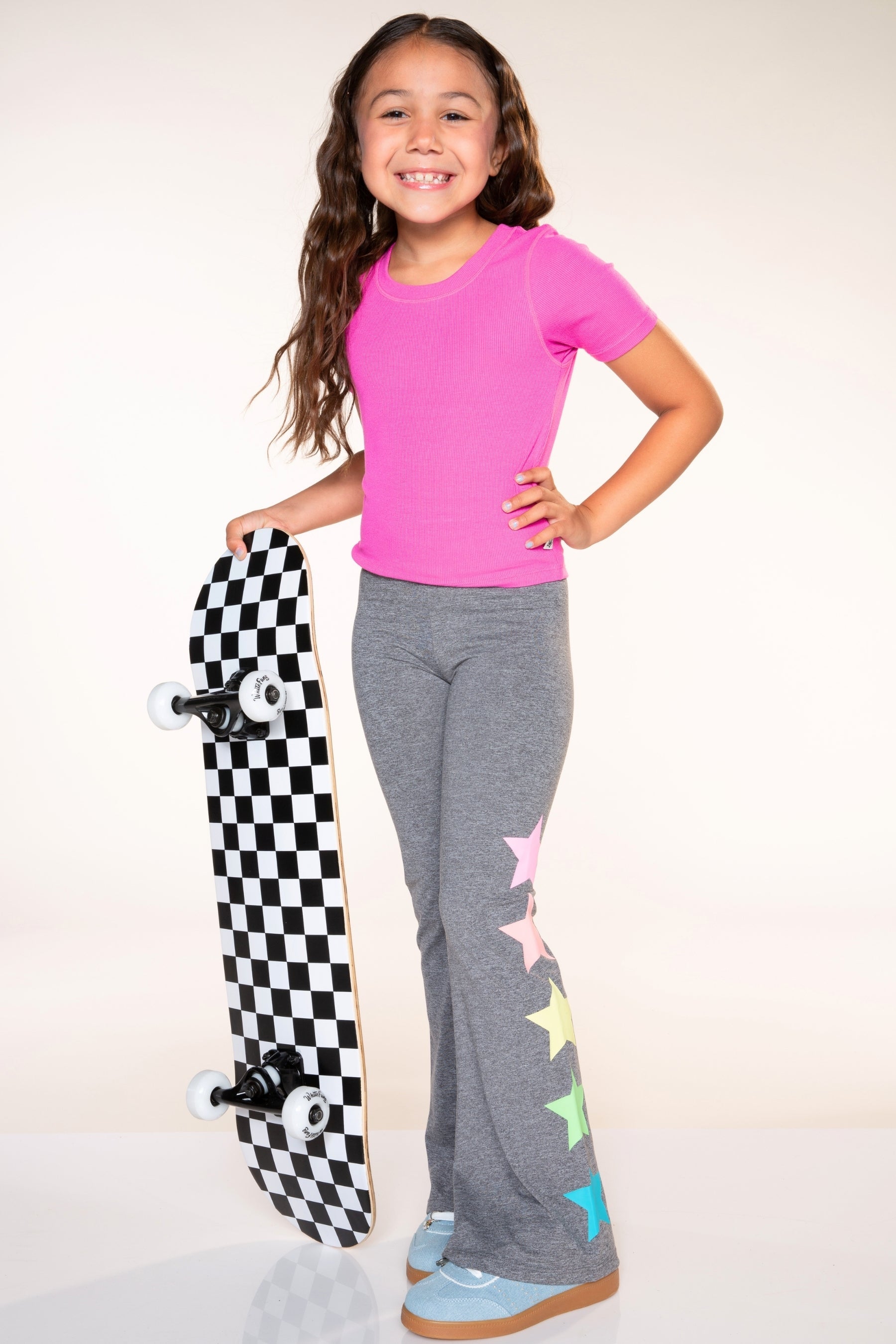 Simply Soft Luxe Flare Legging - Navy Heather Blue - NEW!