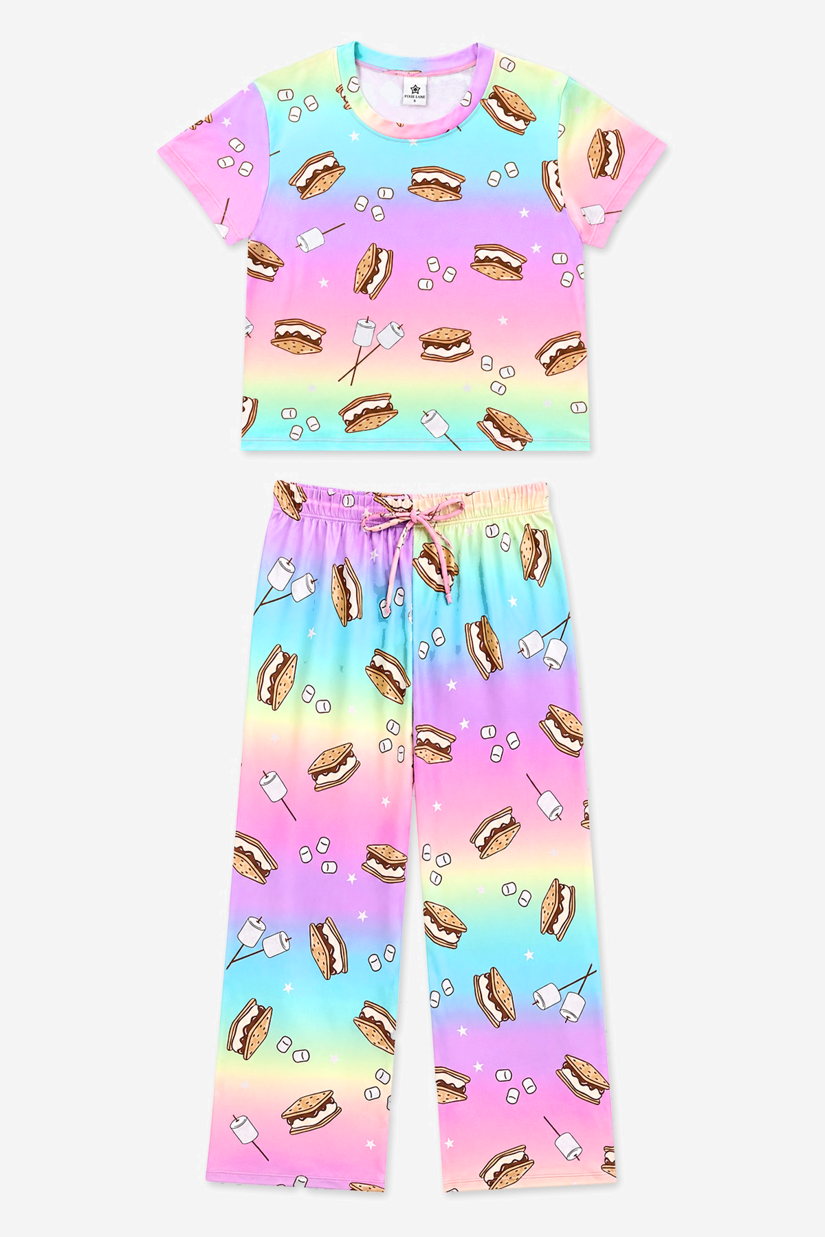 Simply Soft Easy Tee & Karate Pant - Rainbow S'Mores - NEW!