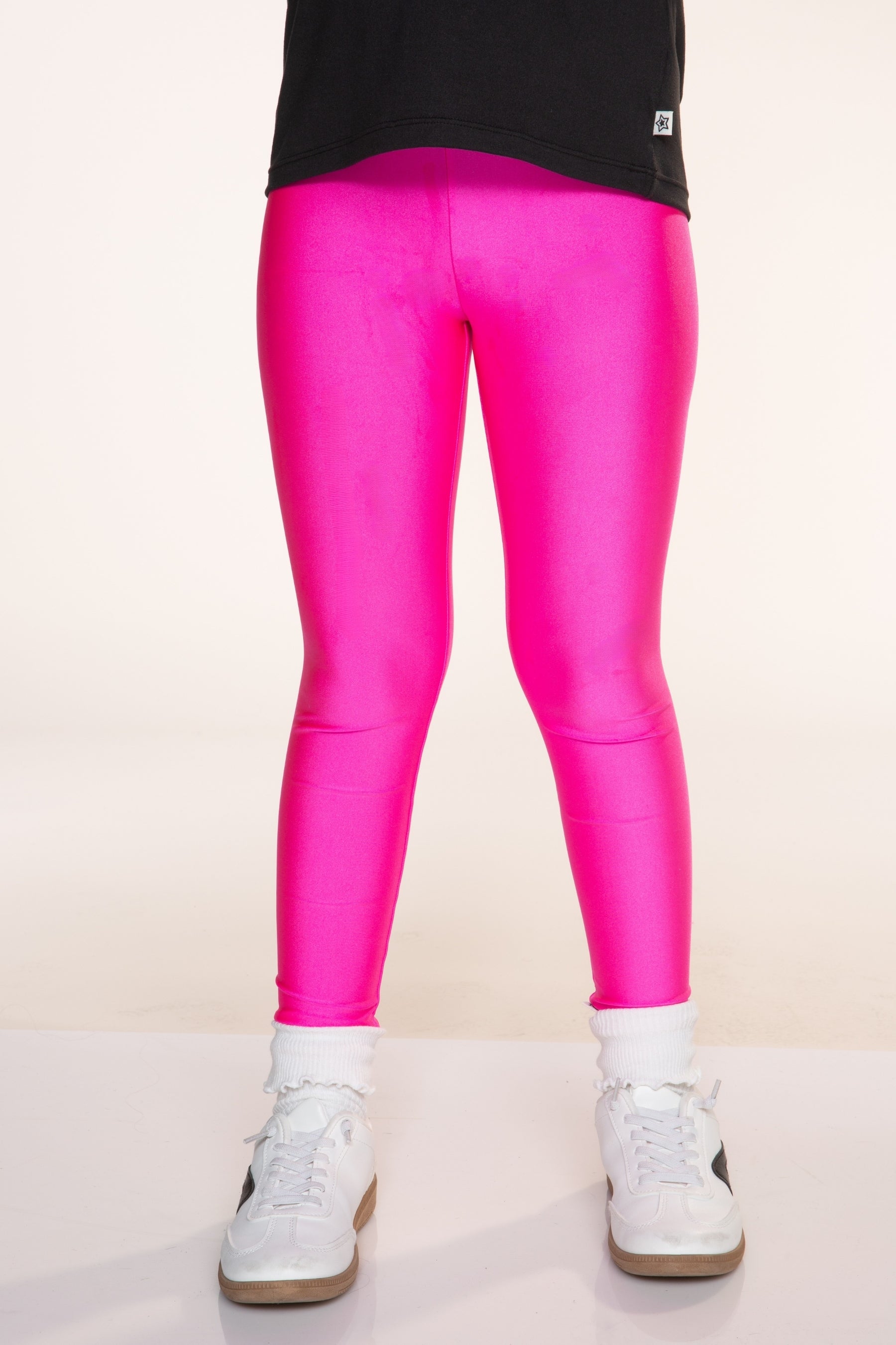 High Shine Long Legging - Silver Glitter