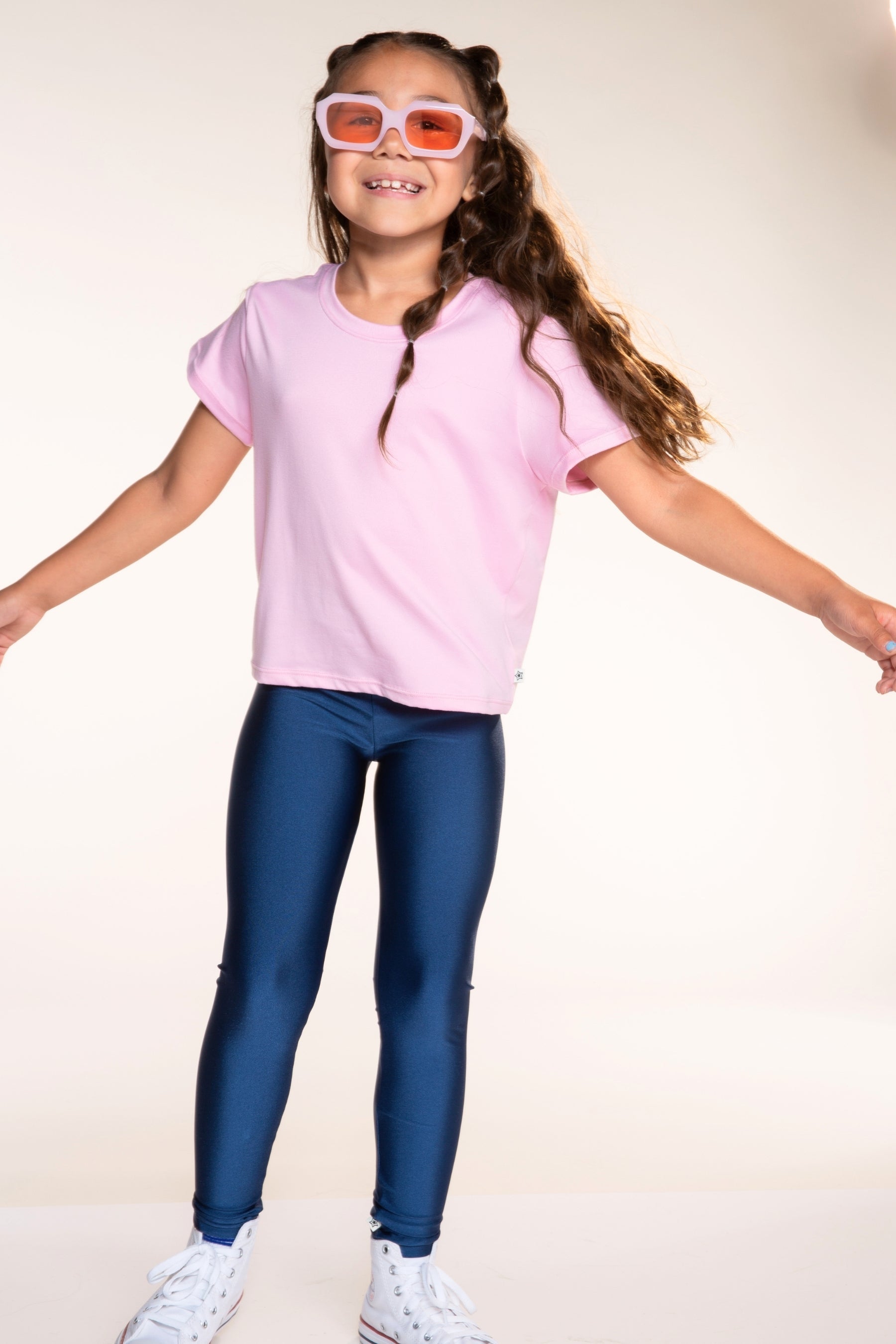 5-Pack High Shine Legging - Navy | Denim Floral | Neon Pink | Black White | Rainbow Glitter - NEW!