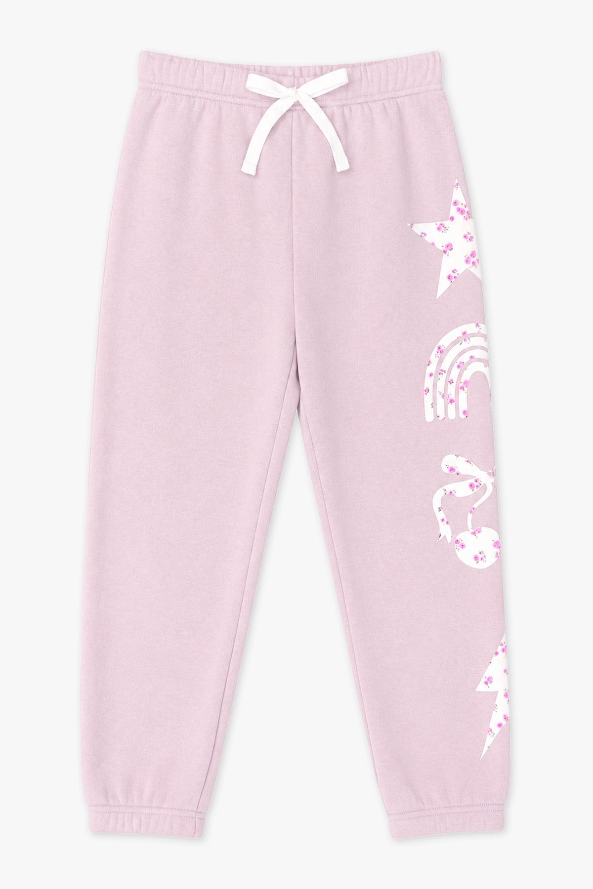Cloud Soft French Terry Sweatpant - Vintage Rose Floral Icons - NEW!