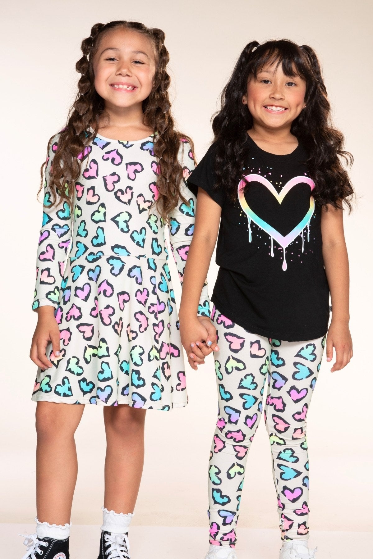 Simply Soft Long Legging. - Rainbow Leopard Heart - NEW!