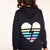 Black Rainbow Heart Bolt - NEW!
