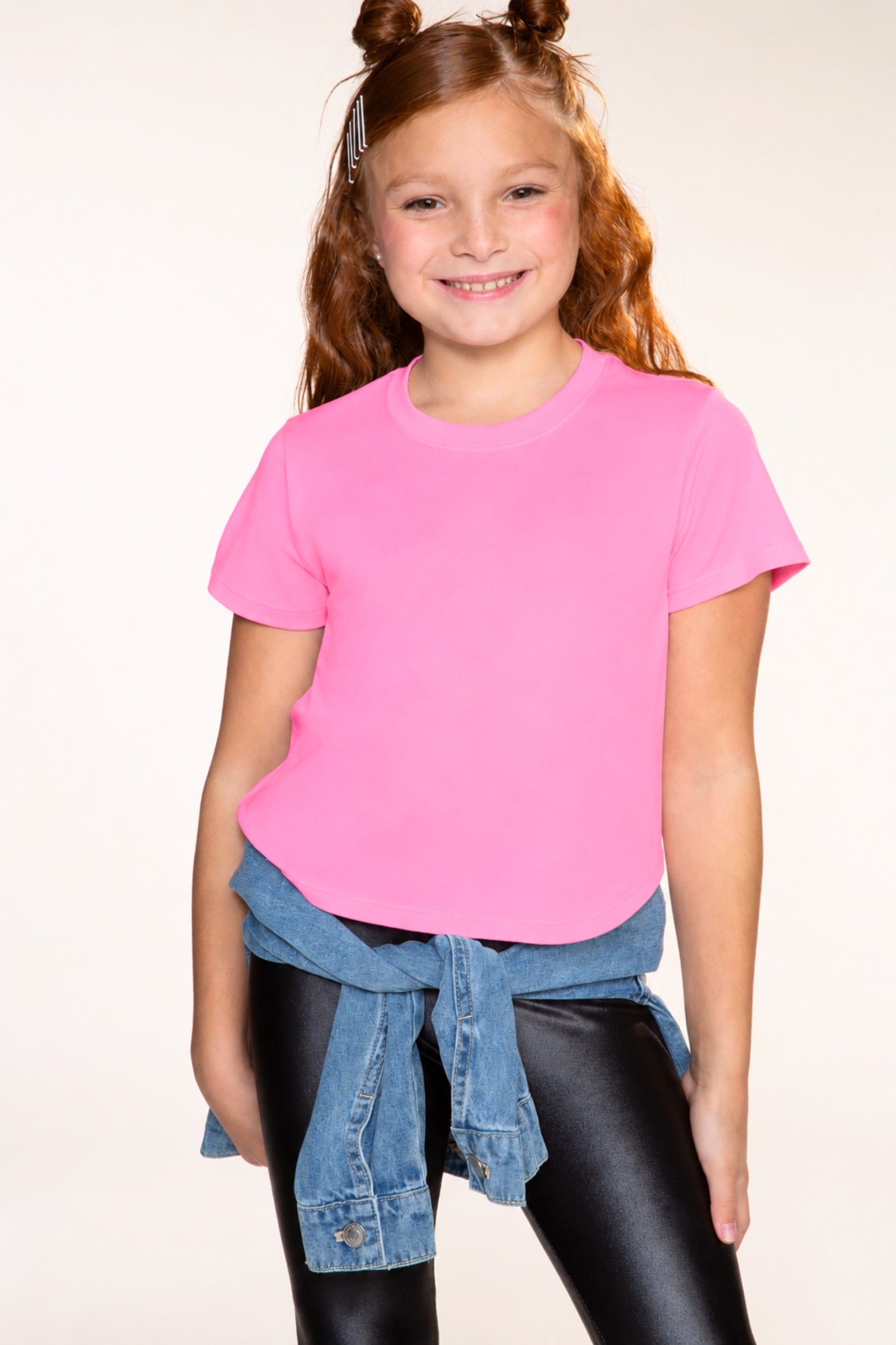 Simply Soft Easy Tee - Neon Bubblegum Pink - NEW!