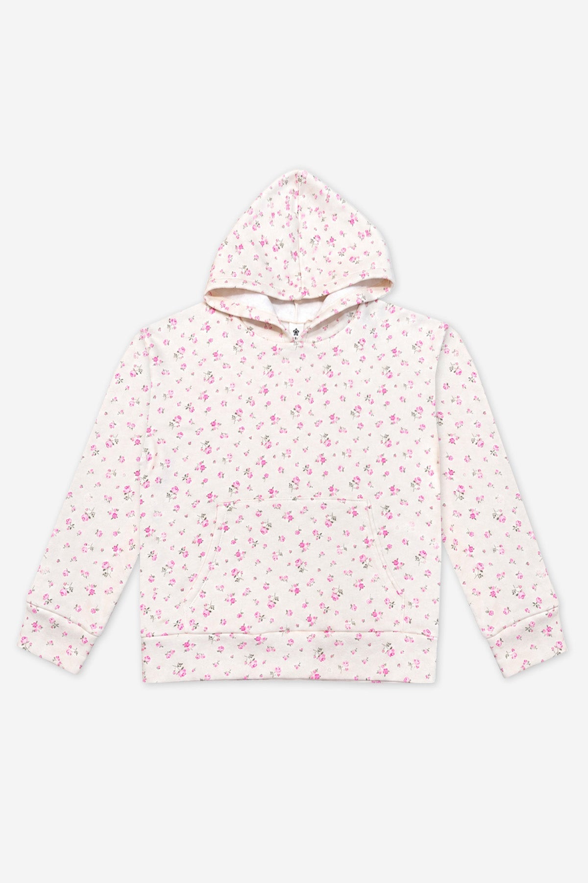 Cloud Soft Oversized Hoodie - Ivory Ditsy Pink Floral - NEW!