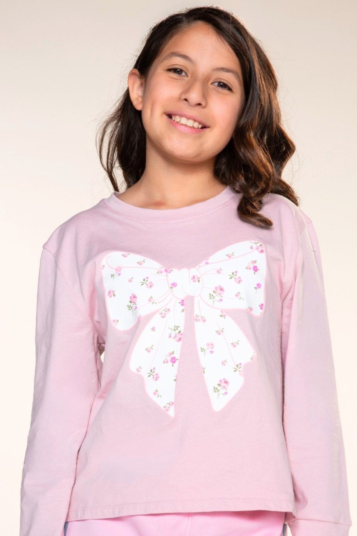 Washed Cotton Long Sleeve Easy Tee