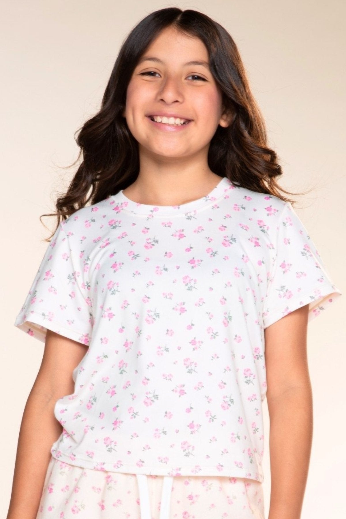 4 Pack Simply Soft Easy Tee - Denim Sky | Ivory Ditsy Pink Floral | Dusty Pink | Ivory Pink Floral - NEW!