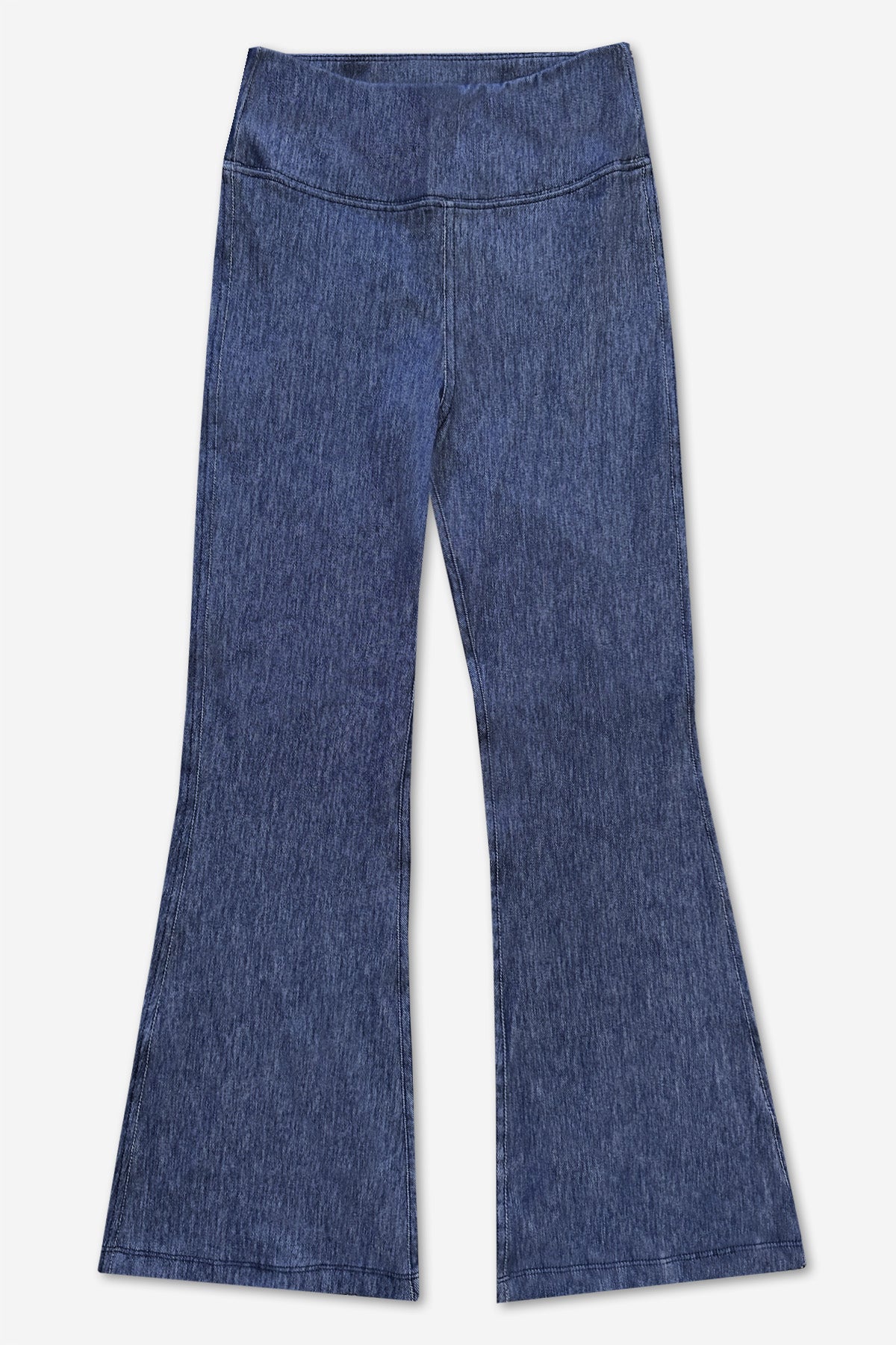 Super Stretch Soft Denim Flare Jegging - Light Blue Denim - NEW!