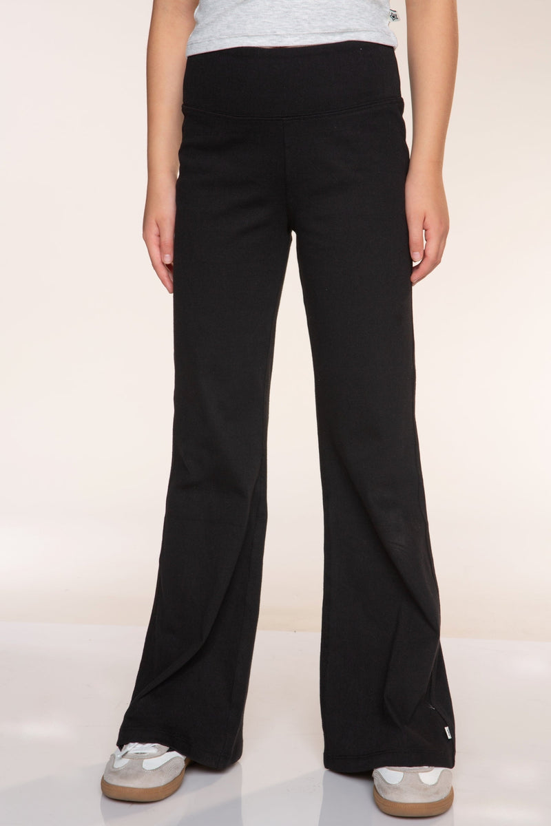 Super Stretch Soft Denim Flare Jegging - Black - NEW!