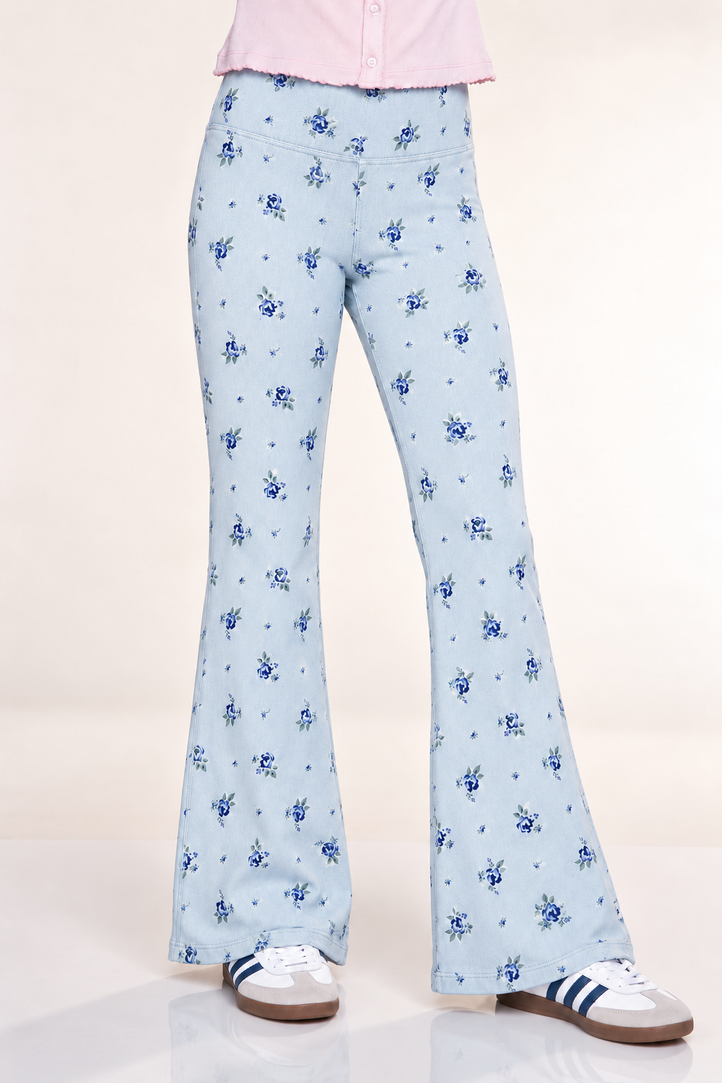 Super Stretch Soft Denim Flare Jegging