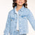 Light Blue Wash Ivory Floral - NEW!
