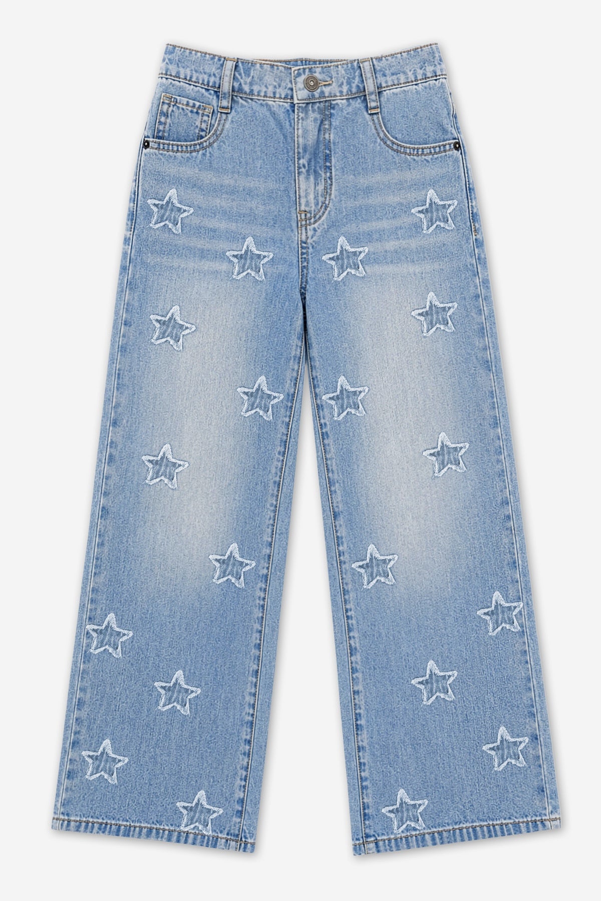 3 Pack Easy Tee and Denim Set - Medium Blue Wash | Pink Floral Smile - NEW!