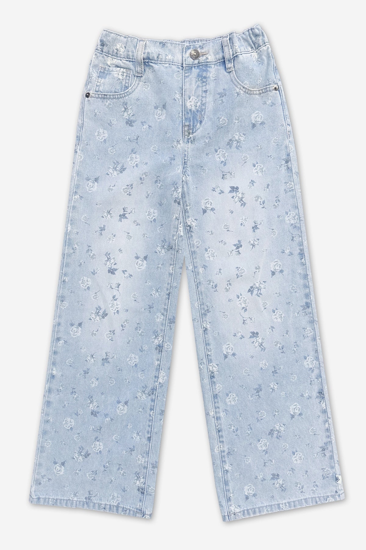 3 Pack Easy Tee and Denim Set - Medium Blue Wash | Pink Floral Smile - NEW!