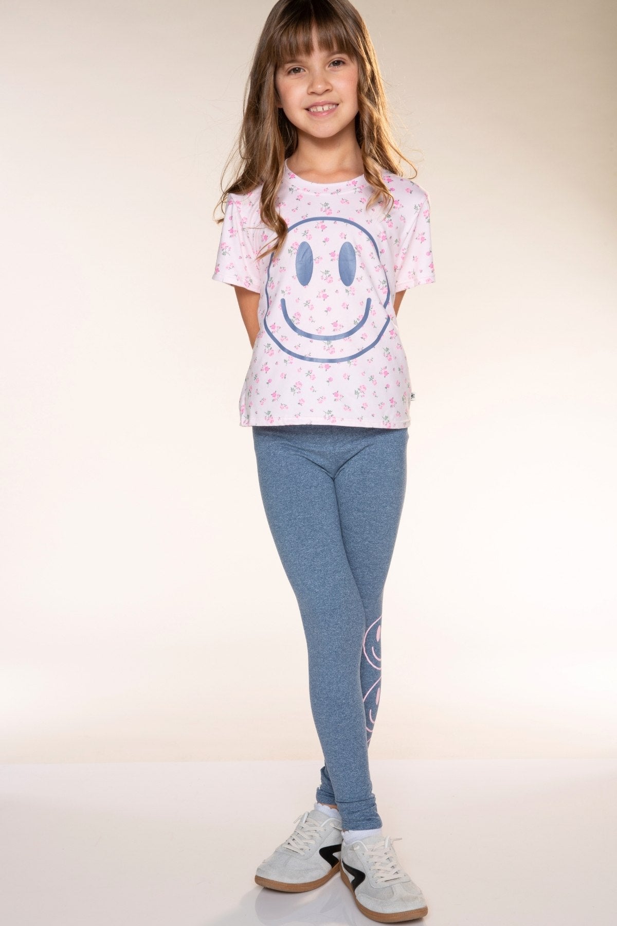 Simply Soft Easy Tee - Black Cream Rainbow Star - NEW!