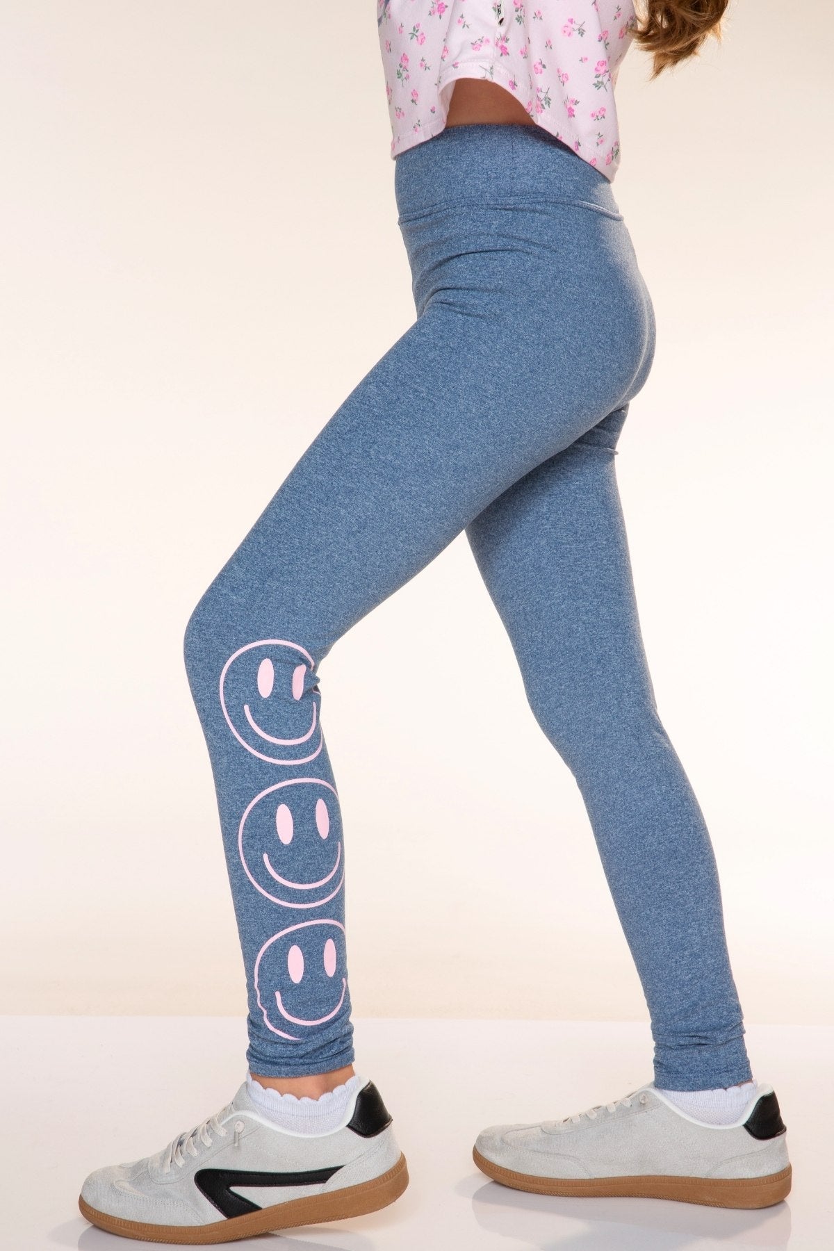 Simply Soft Luxe Mid-Rise Long Legging - Burgundy Heather - NEW!