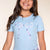 Ice Blue Tie Dye Bow - NEW!
