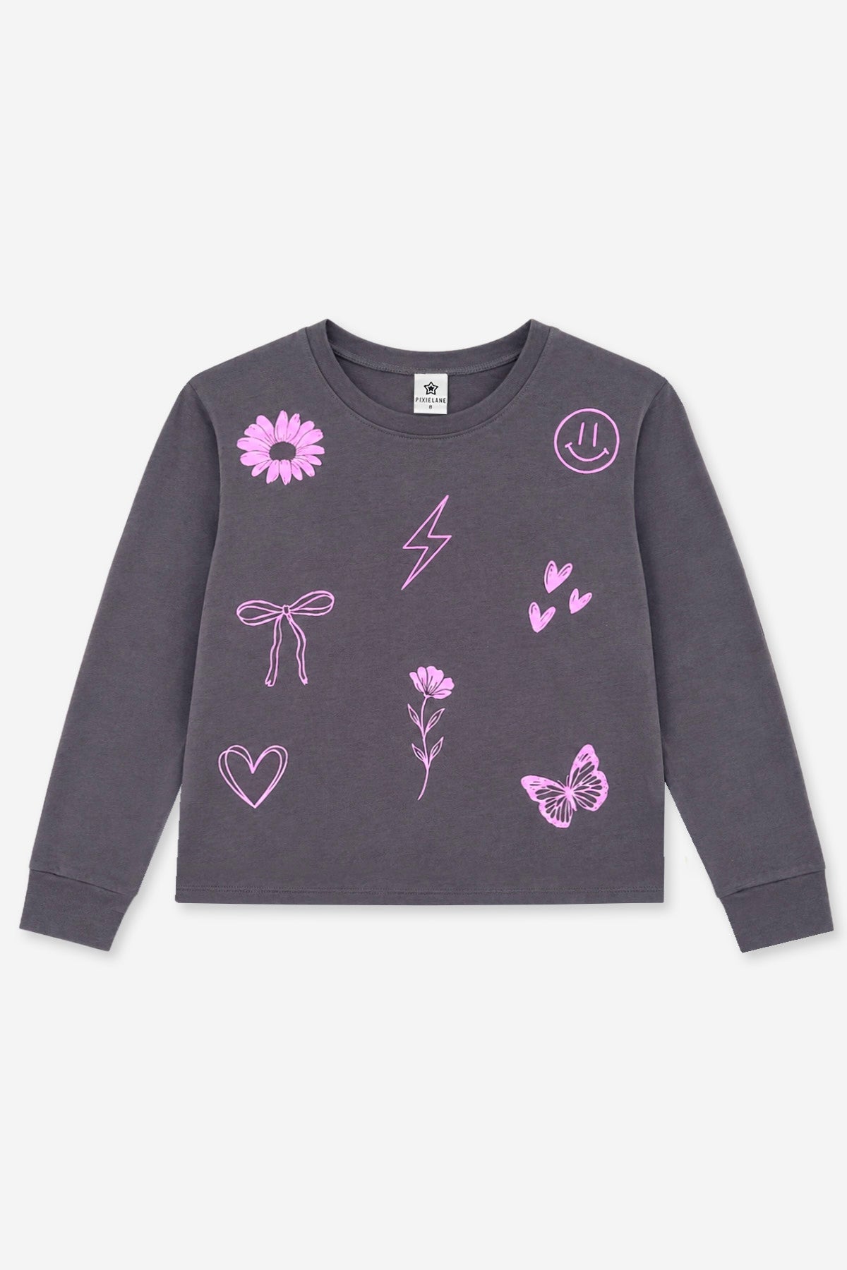 Washed Cotton Long Sleeve Easy Tee