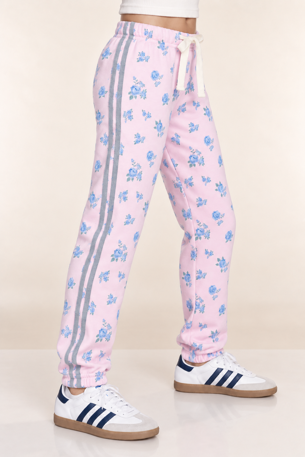 Cloud Soft French Terry Sweatpant - Heather Grey Rainbow - NEW!