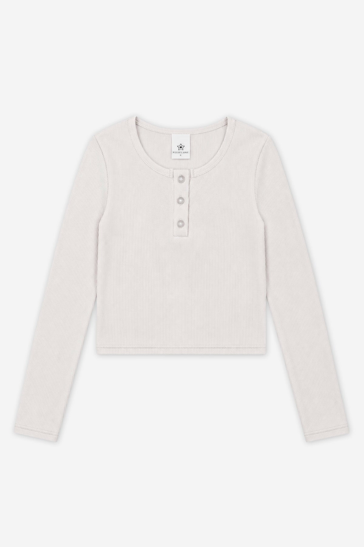 Ultra-Soft Rib Long Sleeve Fitted Henley