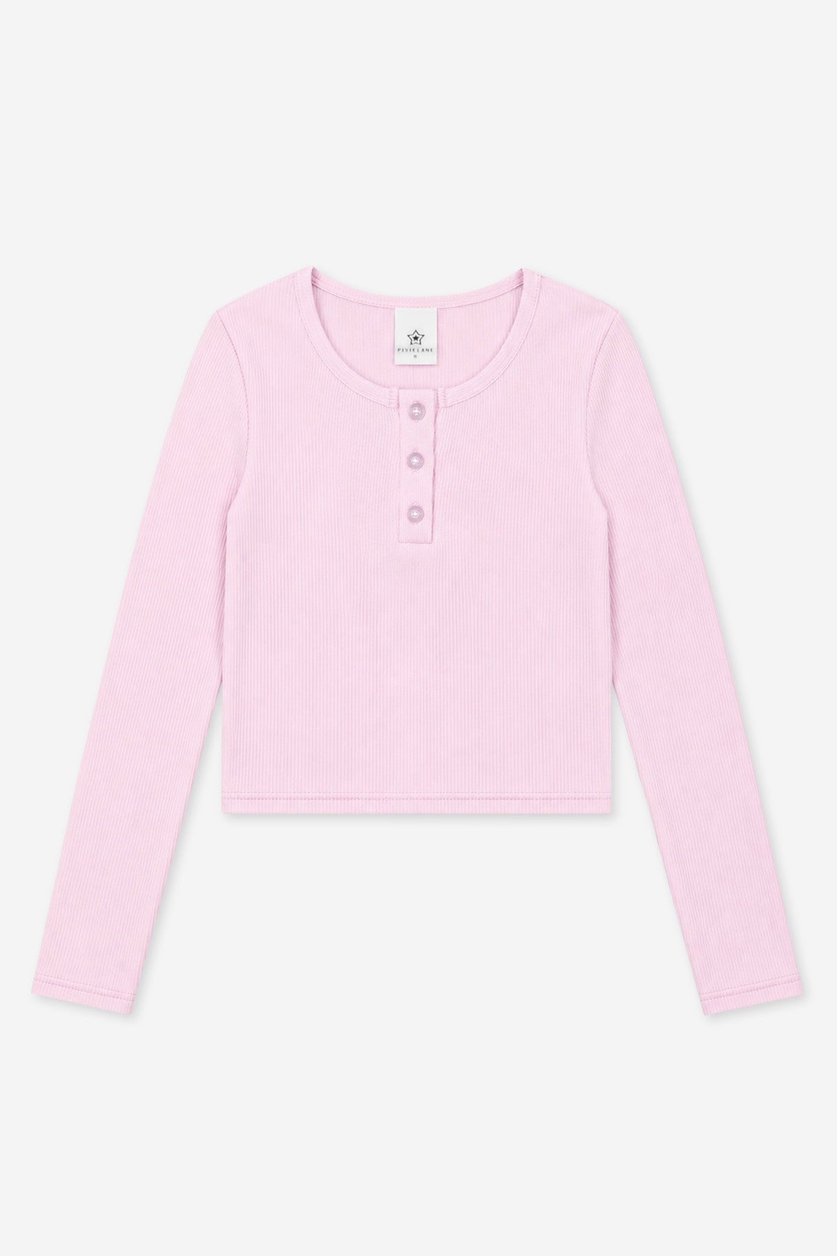 Ultra-Soft Rib Long Sleeve Fitted Henley