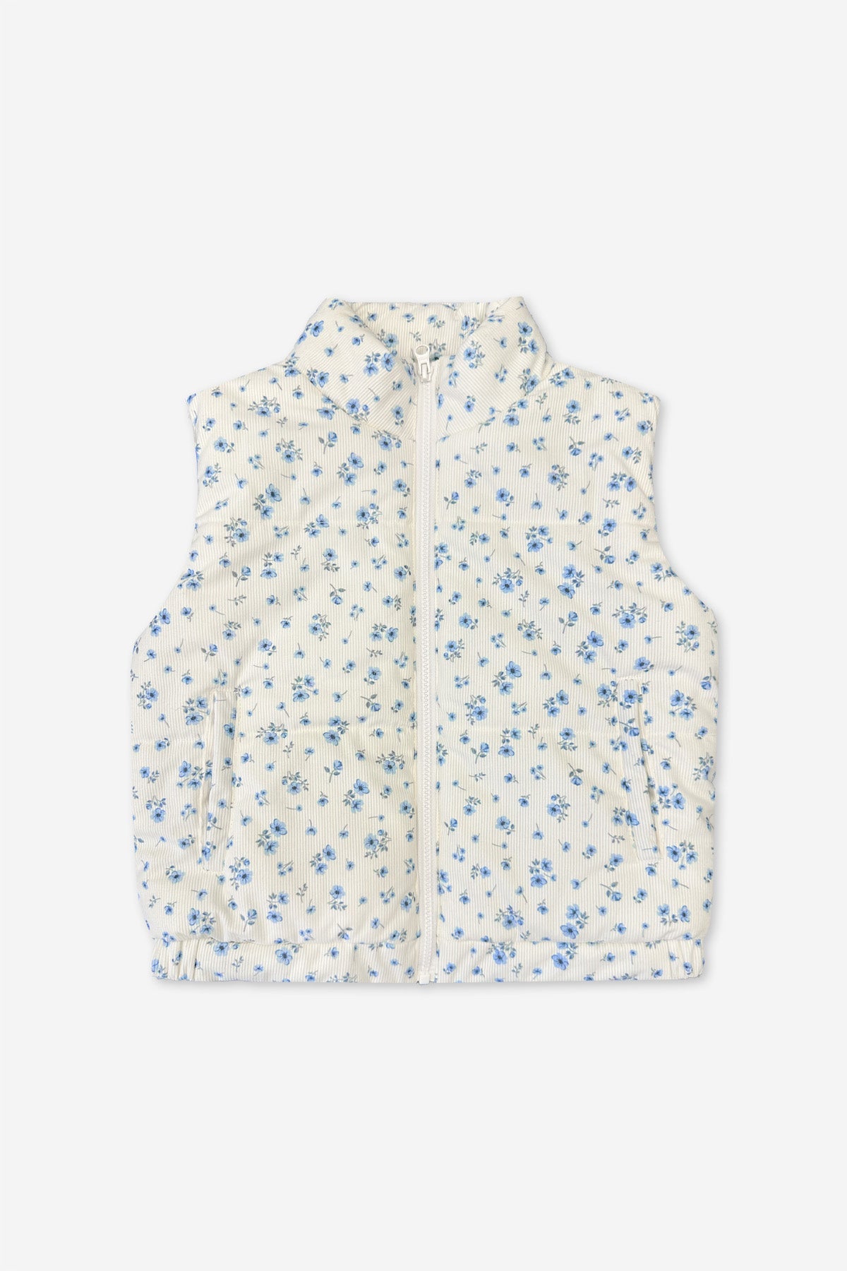 Relaxed Cuorduroy Puffer Vest
