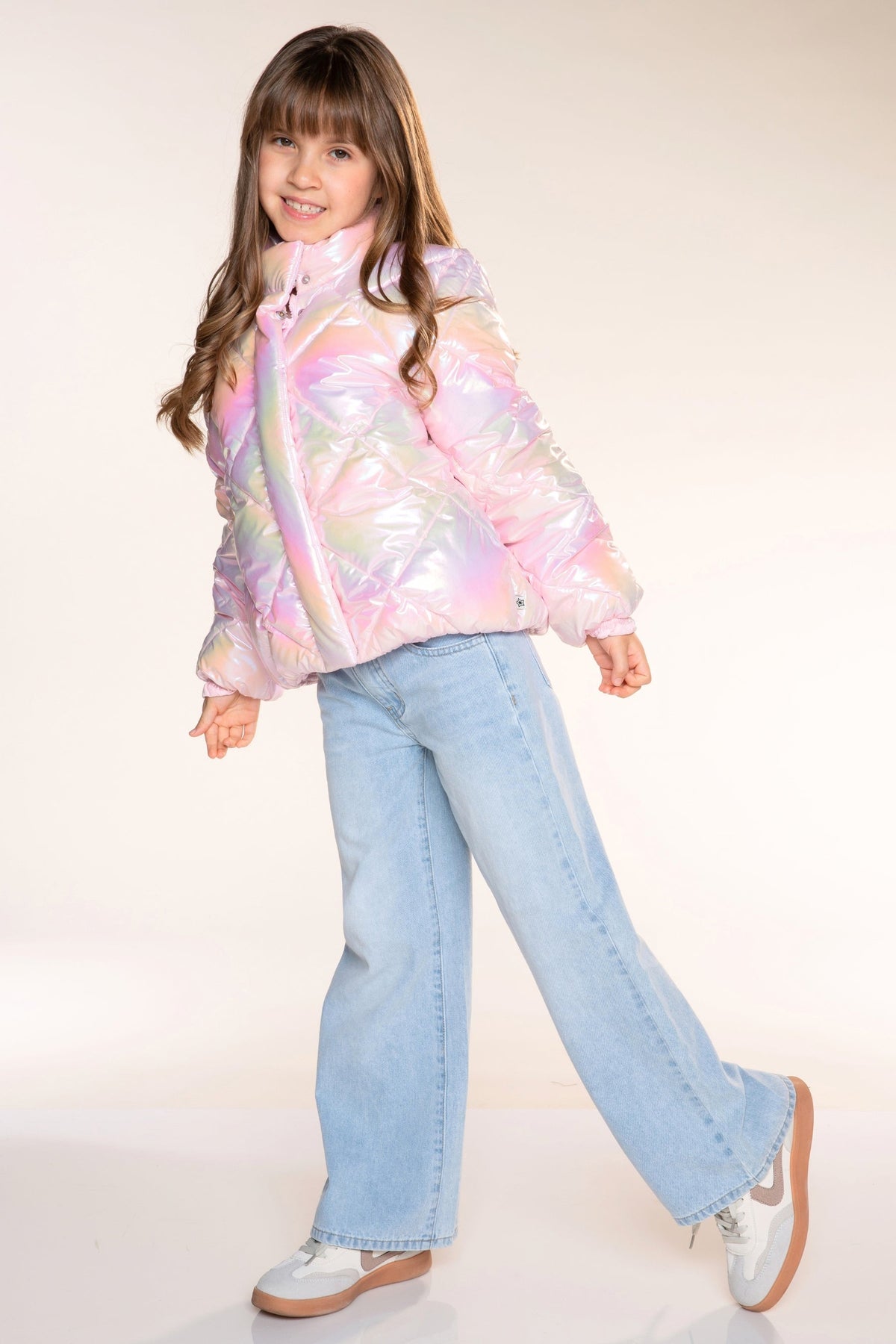 Winter Puffer Jacket - Iridescent Pink - NEW!