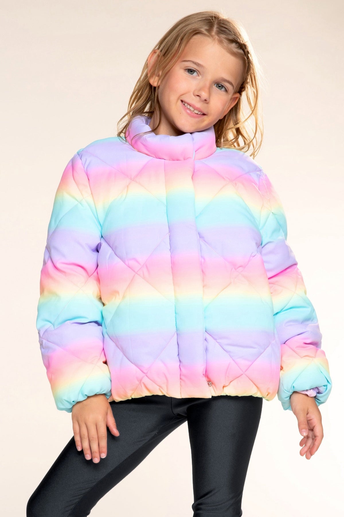 Winter Puffer Jacket - Iridescent Pink - NEW!