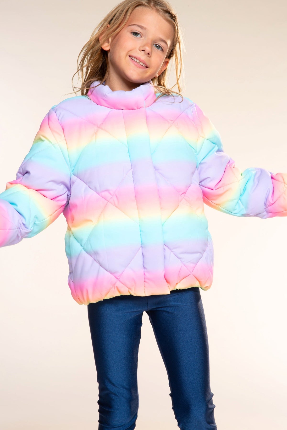 Winter Puffer Jacket - Iridescent Pink - NEW!