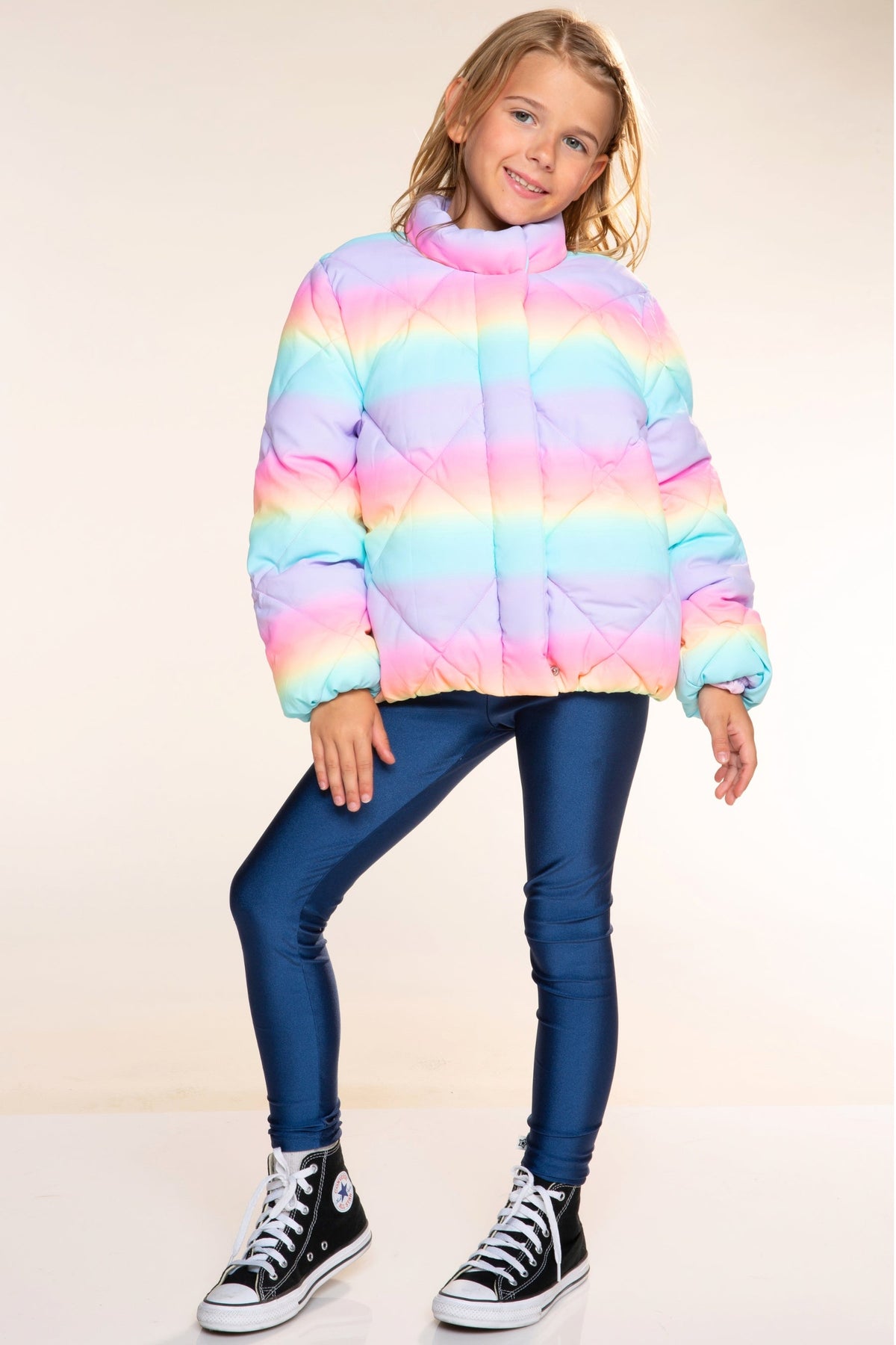 Winter Puffer Jacket - Iridescent Pink - NEW!