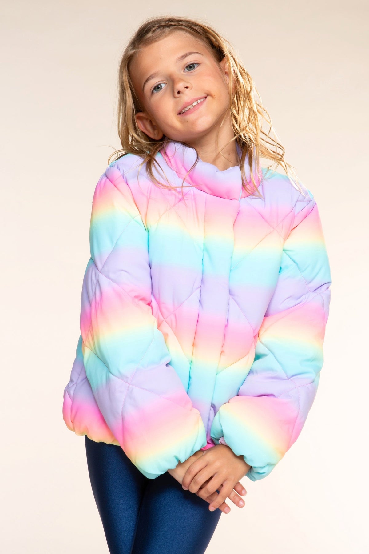 Winter Puffer Jacket - Iridescent Pink - NEW!