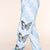 Blue Ivory Tie Dye Rainbow Leopard Butterfly - NEW!