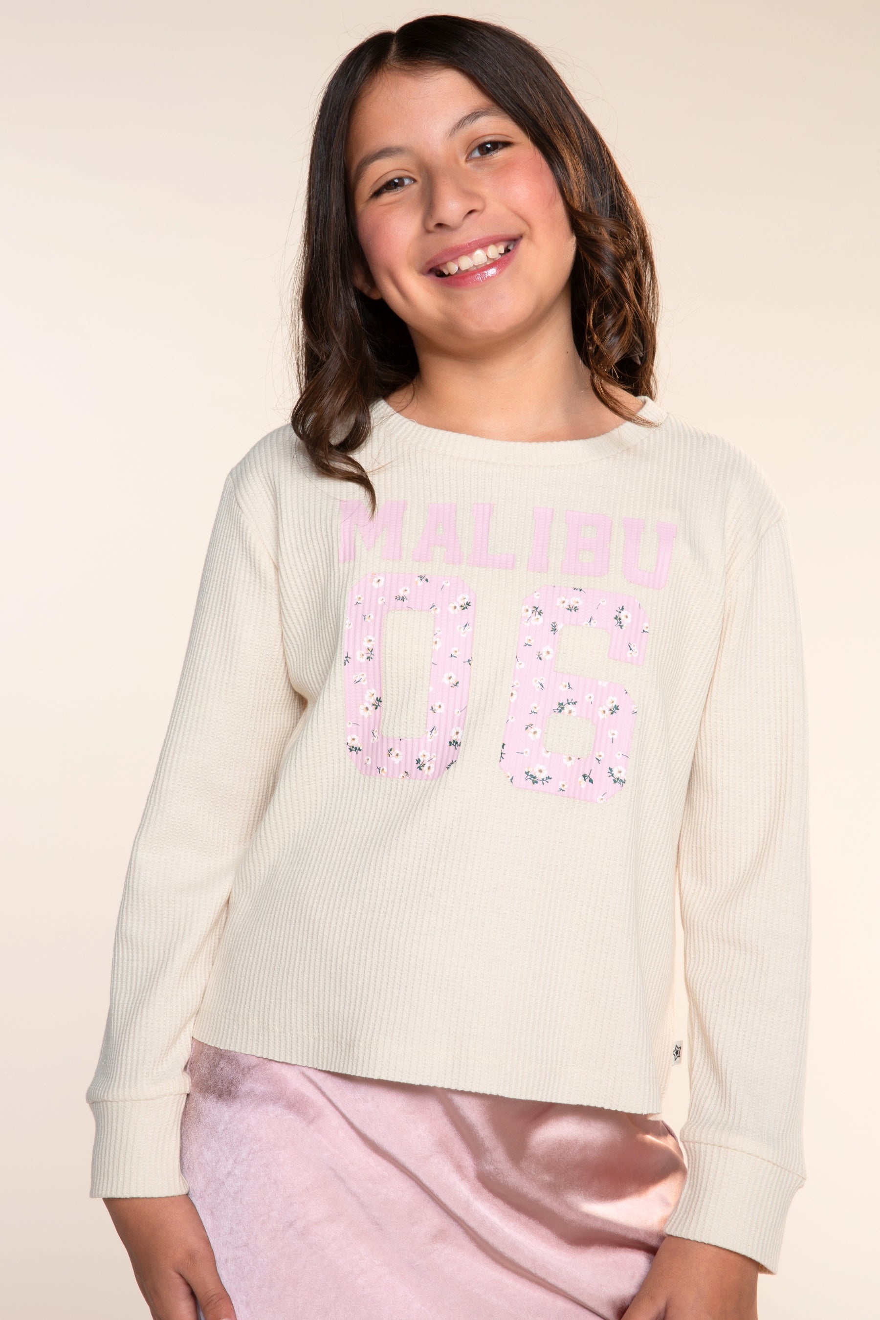 Waffle Long Sleeve Easy Tee