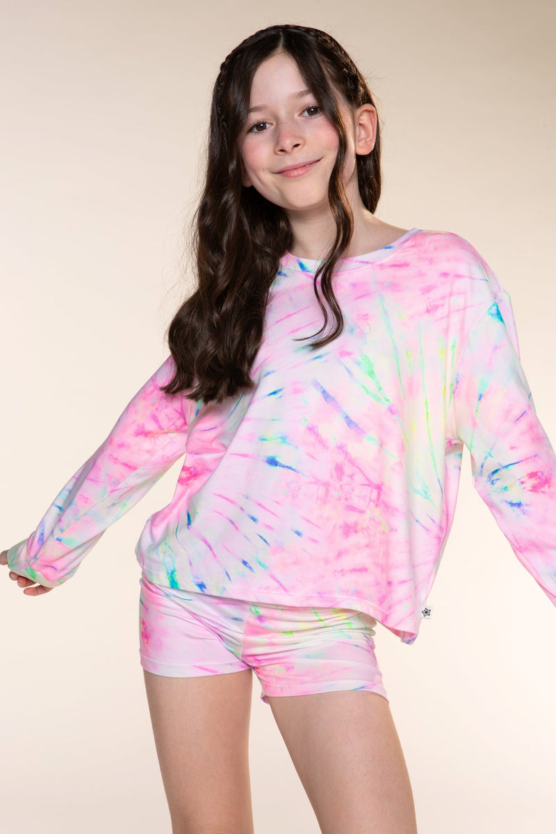 Simply Soft Long Sleeve Easy Tee & Tumble Short Lounge Set