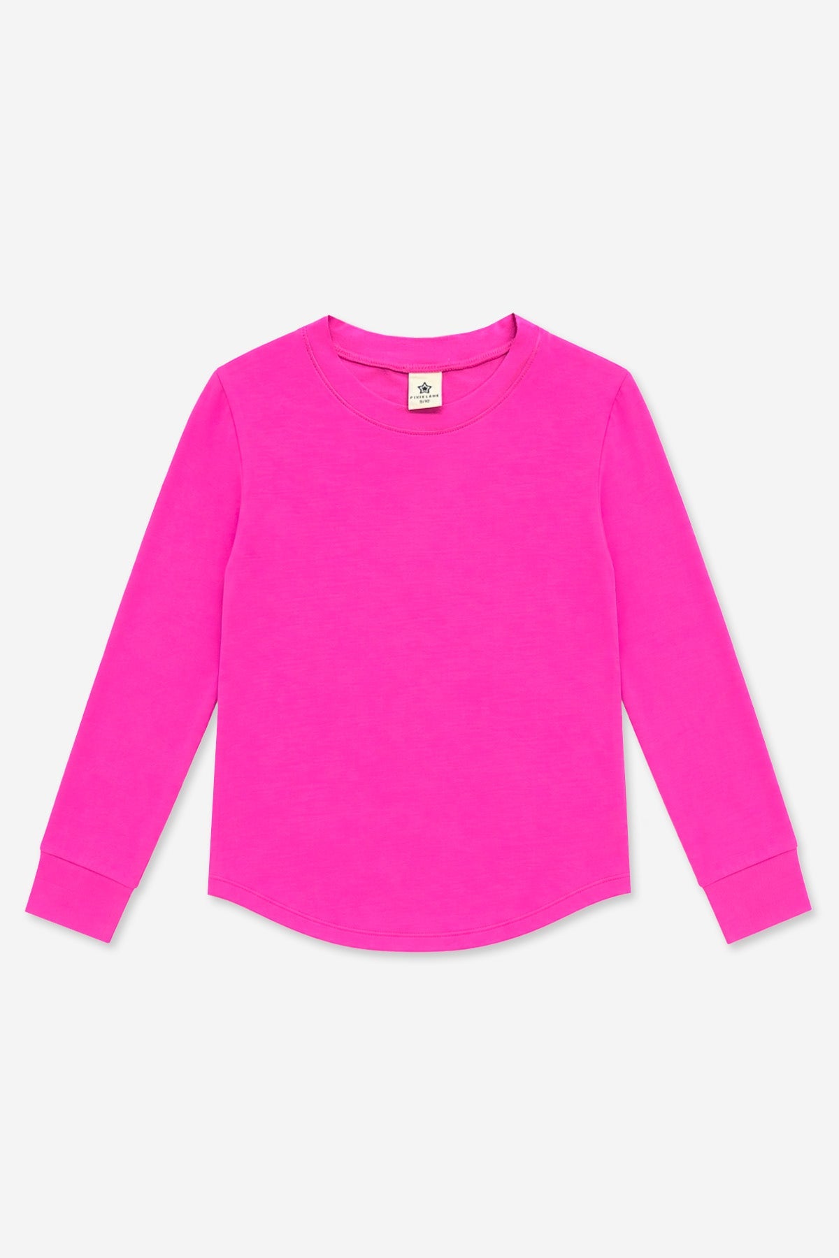 5-Pack Modal Long Sleeve Shirttail Top - Light Pink | Denim | Hot Pink | Black | Heather Grey Rainbow Love Icons - NEW!