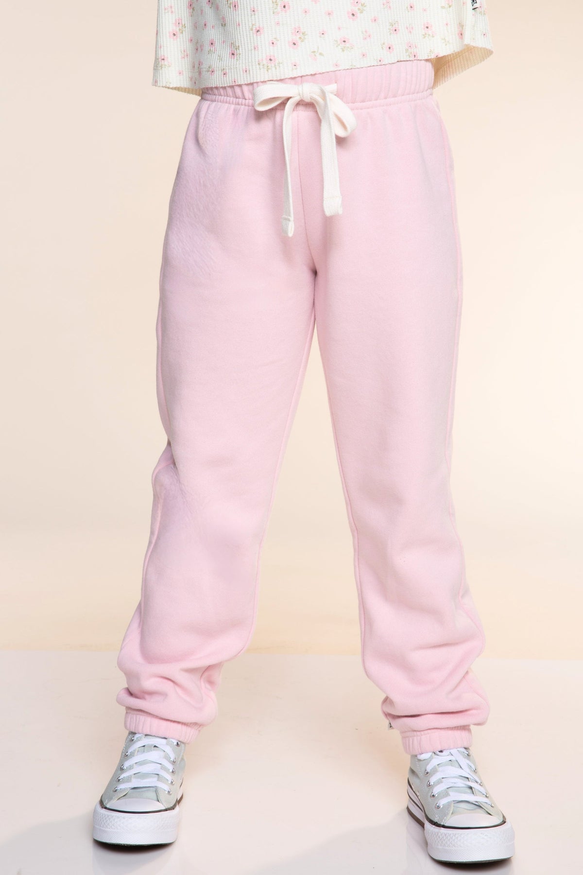 Butter French Terry Sweatpant - Powder Pink - NEW!