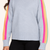 Heather Grey Rainbow Stripe - NEW!