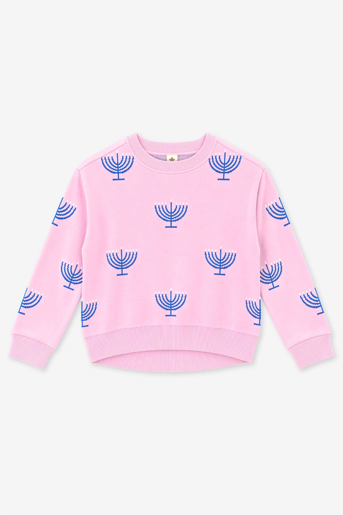 Yummy Soft Crew Neck Sweater - Bubble Gum Pink Green Ivory Candy Canes - NEW!