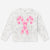 Grey Ivory Pink Candy Cane Sequin - NEW!