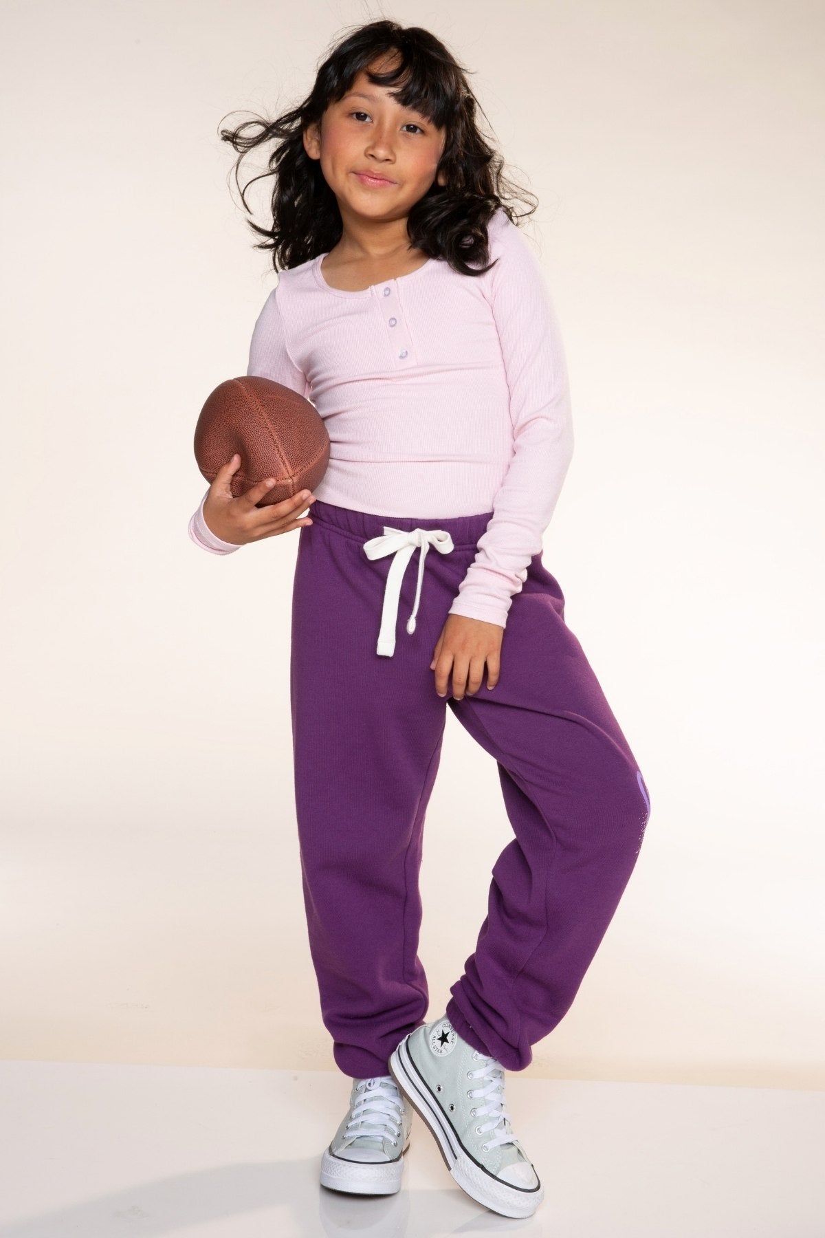 Butter French Terry Sweatpant - Dk Purple Rainbow Graffiti - NEW!