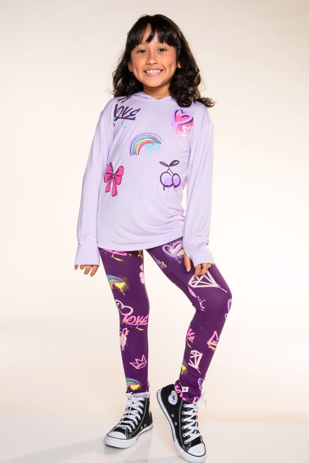 4 Pack Graffiti Emoji Set - Dk Purple Graffiti  | Lavender Graffiti | Dk Purple Graffiti |  Dk Purple Graffiti- NEW!