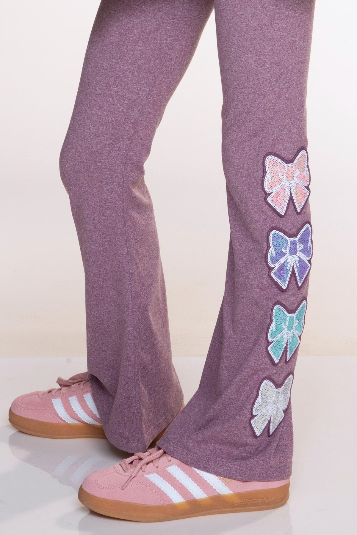 Simply Soft Luxe Flare Legging - Steel Rainbow Stars - NEW!
