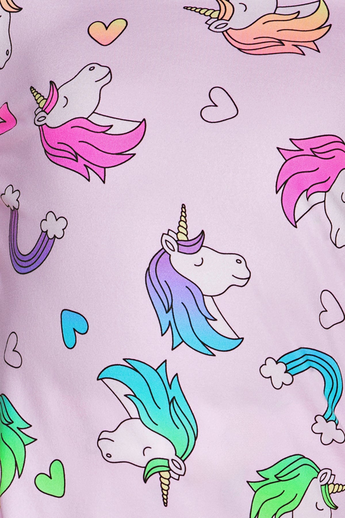 Simply Soft Long Sleeve Tee & Slim Lounge Pant - Pink Rainbow Unicorn - NEW!
