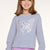 Heather Grey Pink Sequin Butterfly - NEW!